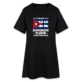 Conception de jeux Domino - Robe T-shirt Femme - noir - Devant