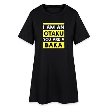 Déclaration Baka Anime Manga Japon Animation Otaku - Robe T-shirt Femme - noir - Devant