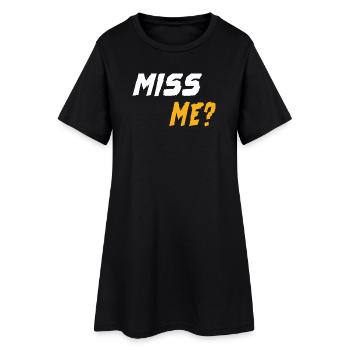 Me manque? - Robe T-shirt Femme - noir - Devant