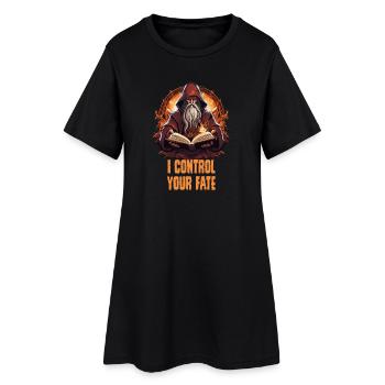 Spielleiter – I Control Your Fate RPG - Frauen T-Shirt-Kleid - Schwarz - Vorne