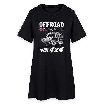 Landy Accro au tout-terrain - Robe T-shirt Femme - noir - Devant