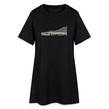 ROCKY COAST - Women’s T-Shirt Dress - black - Front