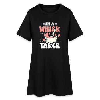 I m a whisk taker - Frauen T-Shirt-Kleid - Schwarz - Vorne