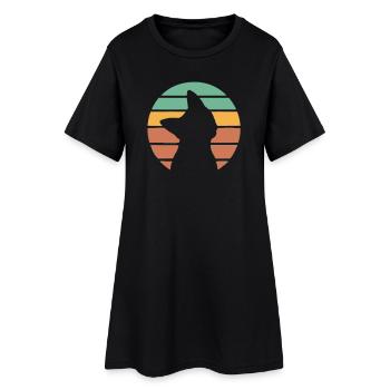 Cat - Women’s T-Shirt Dress - black - Front