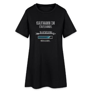 Kaufmann im Einzelhandel Ausbildung Beruf Geschenk - Frauen T-Shirt-Kleid - Schwarz - Vorne