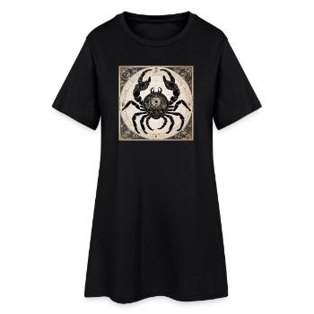 Cancer du zodiaque - Robe T-shirt Femme - noir - Devant