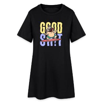 Animal de compagnie Chien de compagnie préféré Animaux de compagnie Déclaration Animaux de compagnie - Robe T-shirt Femme - noir - Devant