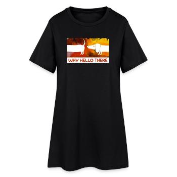Animaux Déclaration Animaux Cuddly Toy Dog - Robe T-shirt Femme - noir - Devant