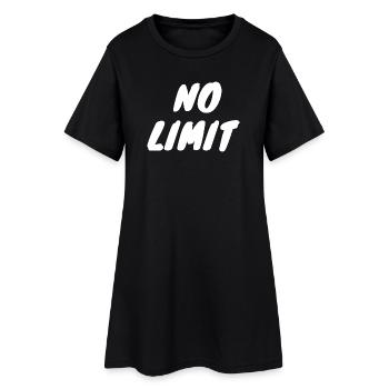 no limit - Robe T-shirt Femme - noir - Devant