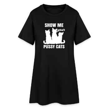 Préféré Animal Cat Statement Pets Pet - Robe T-shirt Femme - noir - Devant