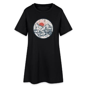 Jeep tout-terrain Sunrise Summit - Robe T-shirt Femme - noir - Devant