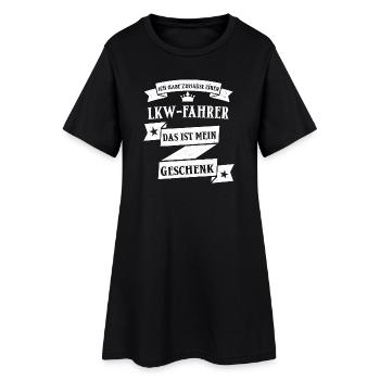 LKW-Fahrer Berufskraftfahrer Fernfahrer Spruch - Frauen T-Shirt-Kleid - Schwarz - Vorne