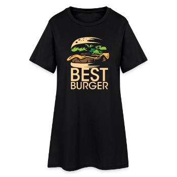 best burger Symbol Essen Restaurant Smashburger - Frauen T-Shirt-Kleid - Schwarz - Vorne