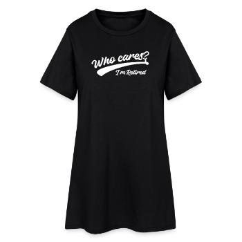 Déclaration de retraite des aînés Retraite des loisirs - Robe T-shirt Femme - noir - Devant