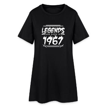 1967 - Année 1967 - Année 1967 - Robe T-shirt Femme - noir - Devant