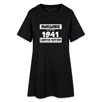 1941 - Jahrgang 1941 - Fantastisch seit 1941 - Frauen T-Shirt-Kleid - Schwarz - Vorne