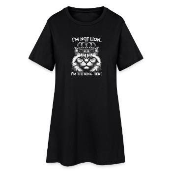 Roi des chats - Robe T-shirt Femme - noir - Devant