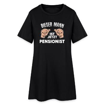 Retraité Retraite Senior Retraite Loisirs - Robe T-shirt Femme - noir - Devant