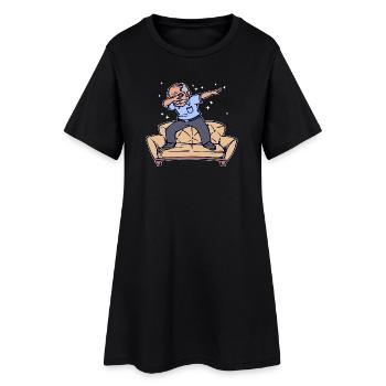 Retraite des aînés Adieu la liberté de la retraite - Robe T-shirt Femme - noir - Devant