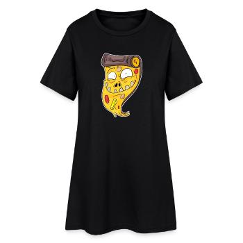 Pizza Zombie - Robe T-shirt Femme - noir - Devant