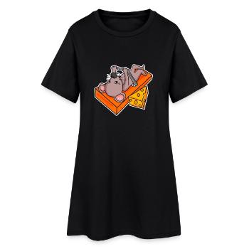 Fitness Souris Musculation Gym - Robe T-shirt Femme - noir - Devant