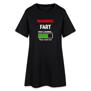 Humour comique Pet chargement T-shirt - Robe T-shirt Femme - noir - Devant