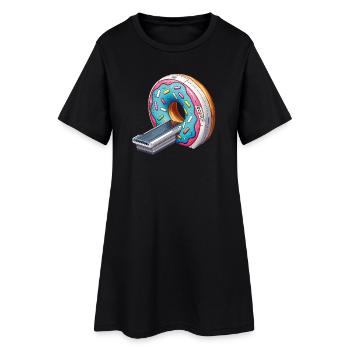 Manip Radio Scanner MRI Radiology Donut of truth - Women’s T-Shirt Dress - black - Front