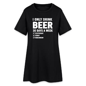 T-shirt de citation d’amour de la bière audacieuse - Robe T-shirt Femme - noir - Devant