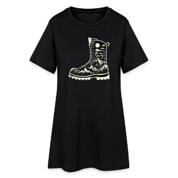 Chaussure de randonnée pour Randonneur et Trekkeur - Robe T-shirt Femme - noir - Devant