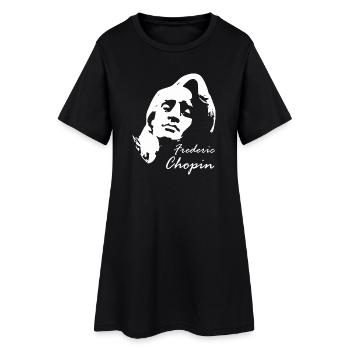 Chopin Frederic - Women’s T-Shirt Dress - black - Front