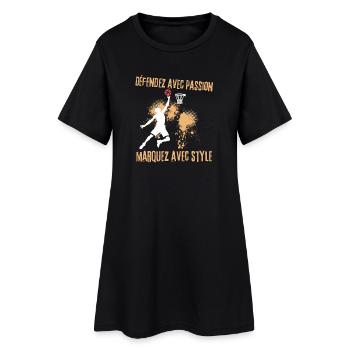 Basketball with Passion and Style - Women’s T-Shirt Dress - black - Front