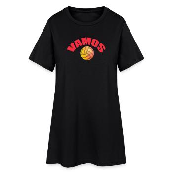 Vamos - Robe T-shirt Femme - noir - Devant