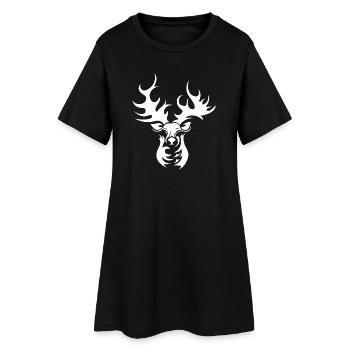 Bois de renne icône graphique cerf orignal icône - Robe T-shirt Femme - noir - Devant