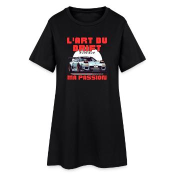 Art du Drift Ma Passion - Robe T-shirt Femme - noir - Devant