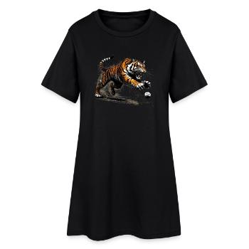 Floorball Tigers - Women’s T-Shirt Dress - black - Front