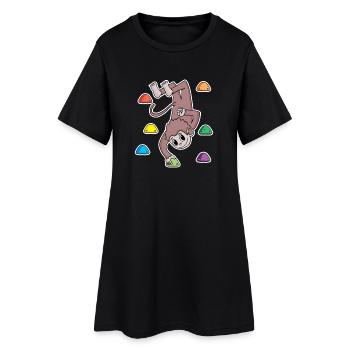 Singe Escalade Escalade - Robe T-shirt Femme - noir - Devant