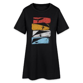 Strata Silhouette Climbers - Women’s T-Shirt Dress - black - Front