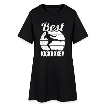 Meilleur kickboxeur - Robe T-shirt Femme - noir - Devant
