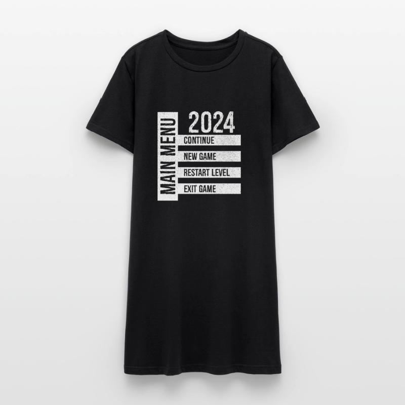 Main Menu Continue New Game Restart Level Exit Women’s T-Shirt Dress