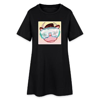 LUNETTES DE SKI VACHES LAITIÈRES - SPORTS D’HIVER SKI - Robe T-shirt Femme - noir - Devant