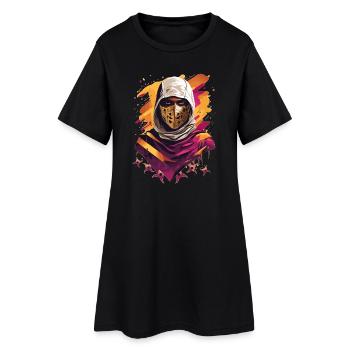 Ninja Samurai Warrior - Women’s T-Shirt Dress - black - Front