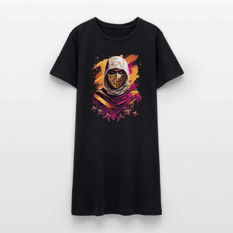 Ninja Samurai Warrior Women’s T-Shirt Dress