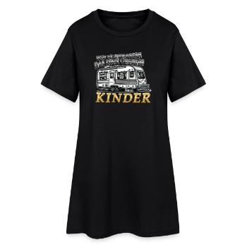 Das Erbe unserer Kinder Lustiger Spruch Wohnwagen - Frauen T-Shirt-Kleid - Schwarz - Vorne