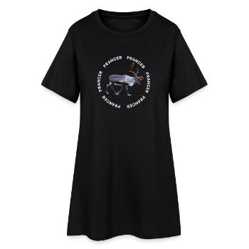 PRANCER - Women’s T-Shirt Dress - black - Front