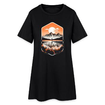 Adventure Travel - Women’s T-Shirt Dress - black - Front