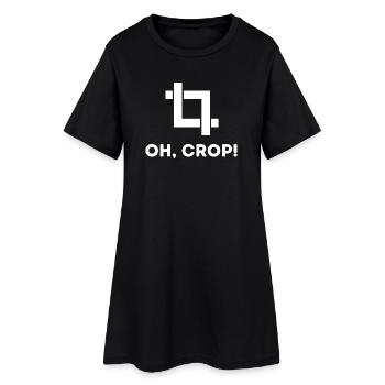 Worker Job Work Profession Career Statement - Women’s T-Shirt Dress - black - Front