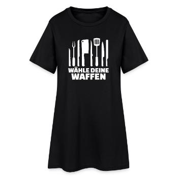 Karriere Chef Job Beruf Vorgesetzter Statement - Frauen T-Shirt-Kleid - Schwarz - Vorne