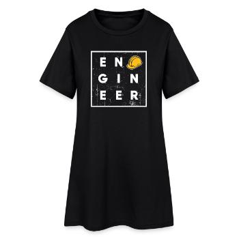 Travailleur Emploi Profession Carrière Travailleur de la construction Succès - Robe T-shirt Femme - noir - Devant