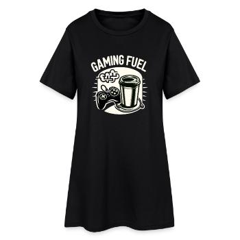 Café Gaming Fuel - Robe T-shirt Femme - noir - Devant