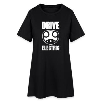 Drive Electric Supercharge - Fans de voitures électriques - Robe T-shirt Femme - noir - Devant